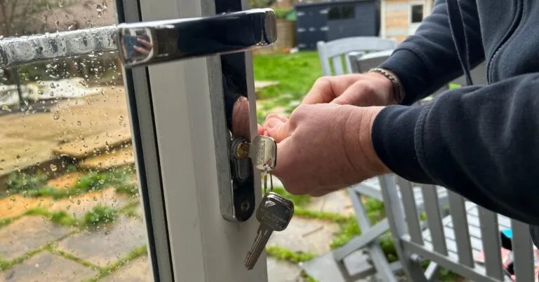 home security lock change